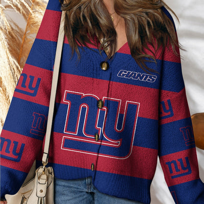 NYG x NFL Cardigan Sweatshirt With Button  DatND DVT