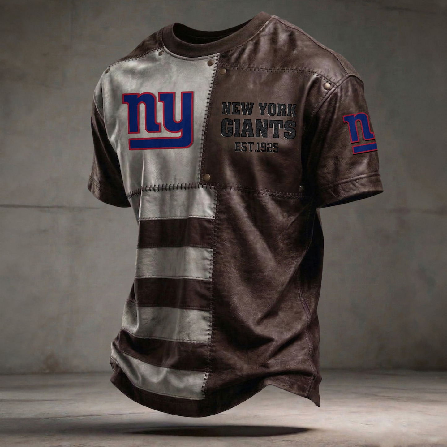 NYG x NFL T-Shirt 0404 DatND DVT Brown