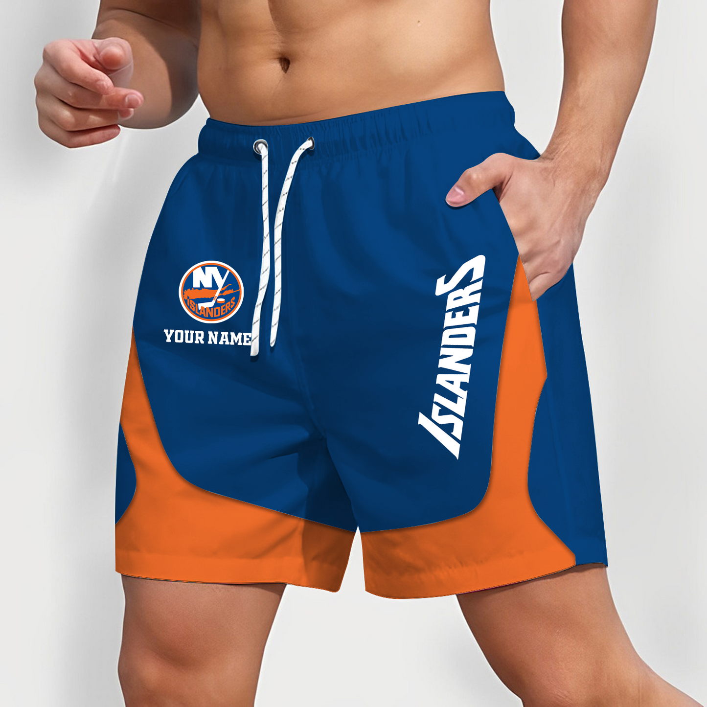NYI x NHL Team Special Short Pants For Men Custom Name Gifts DATND TANTD 090426