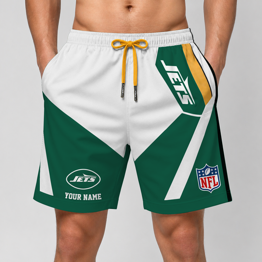 NYJ x NFL Special Short Pants For Men Custom Name V2 DATND TANTD 290426