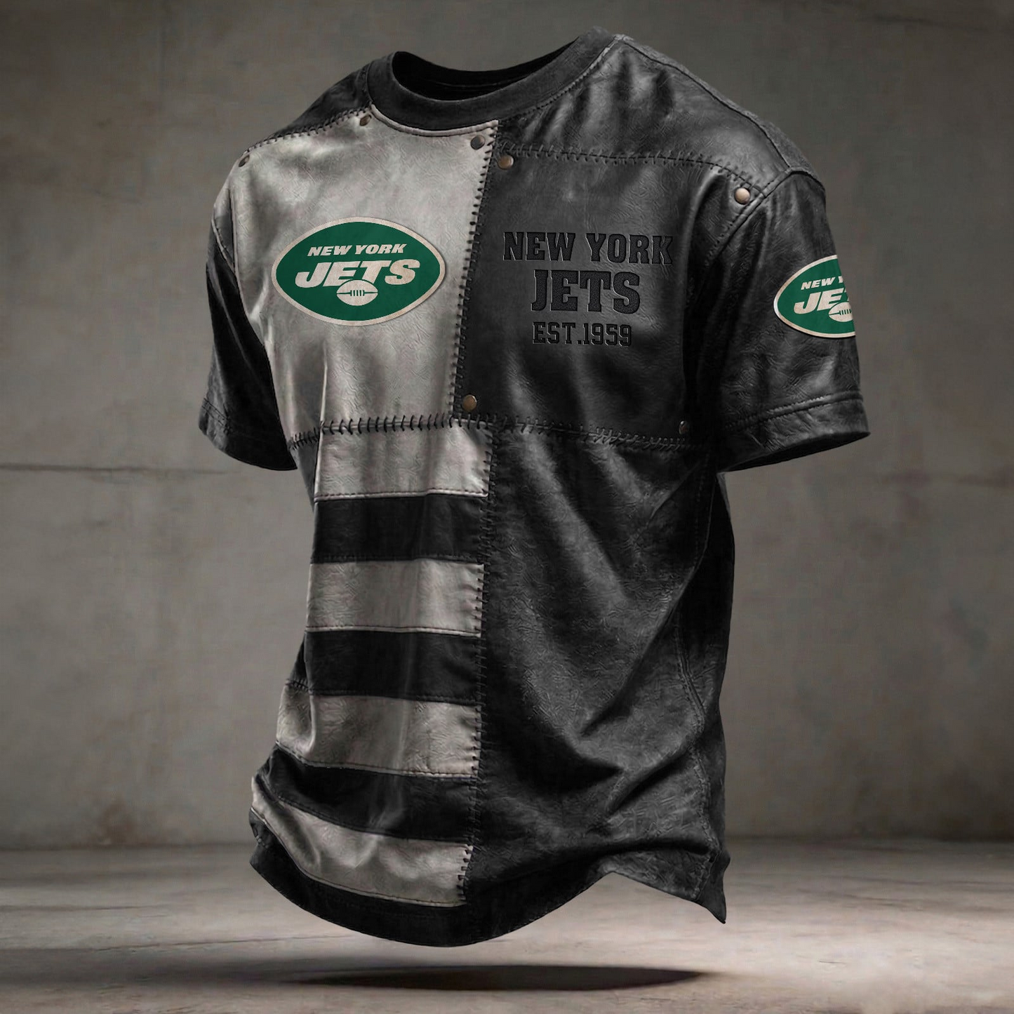 NYJ x NFL T-Shirt 0404 DatND DVT Black