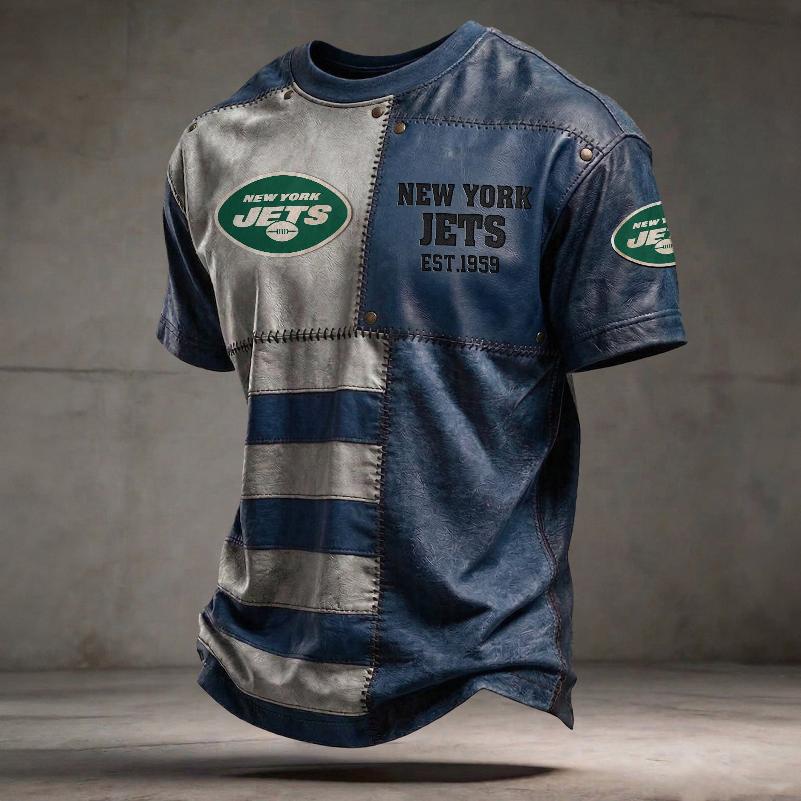 NYJ x NFL T-Shirt 0404 DatND DVT Blue