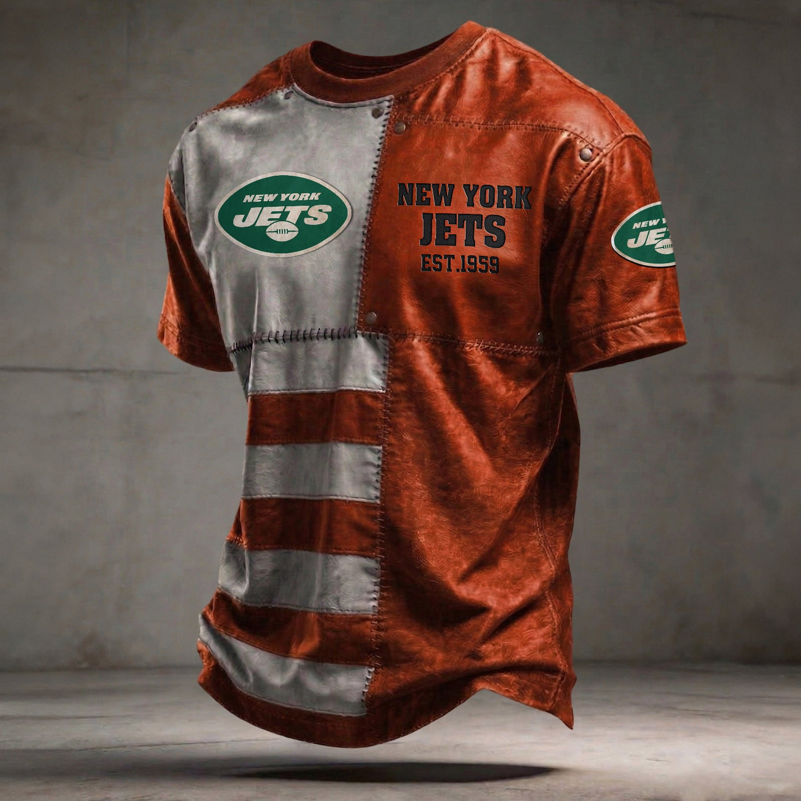 NYJ x NFL T-Shirt 0404 DatND DVT Orange