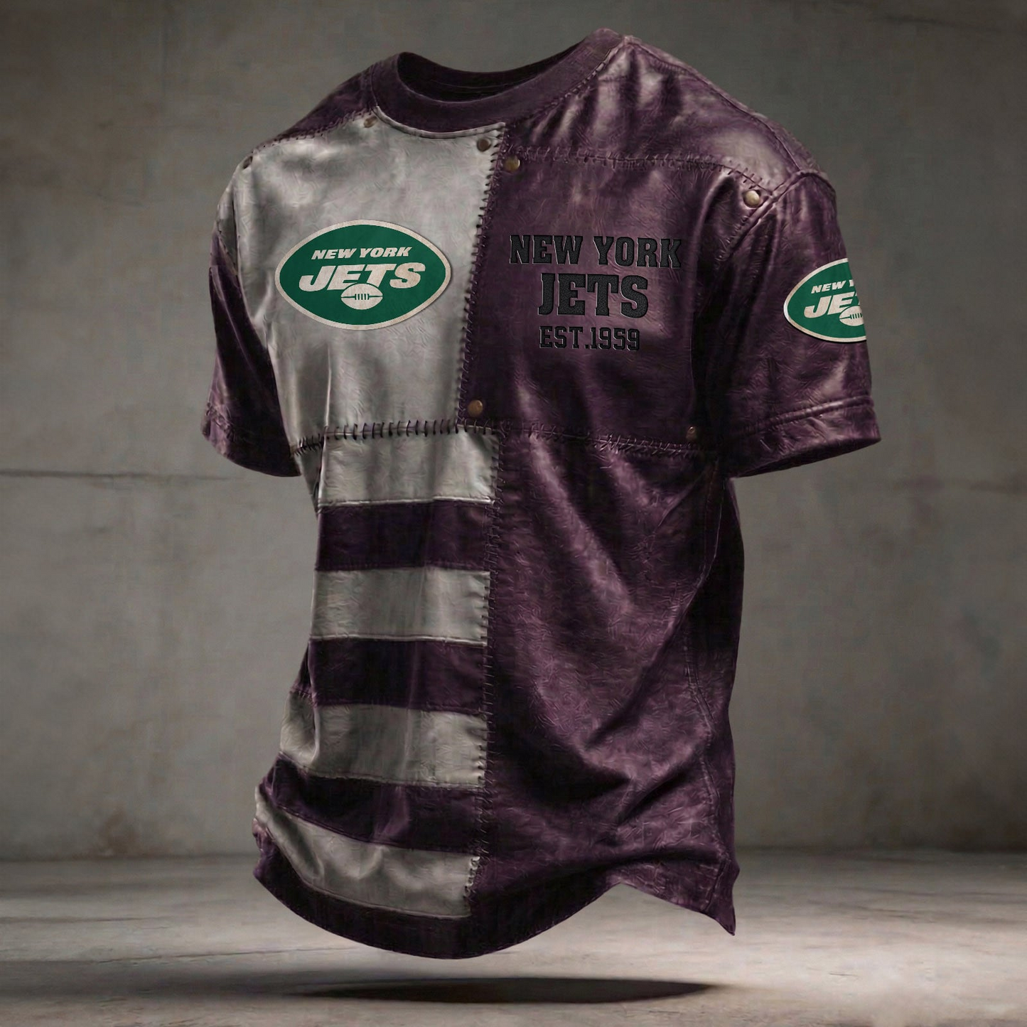 NYJ x NFL T-Shirt 0404 DatND DVT Purple
