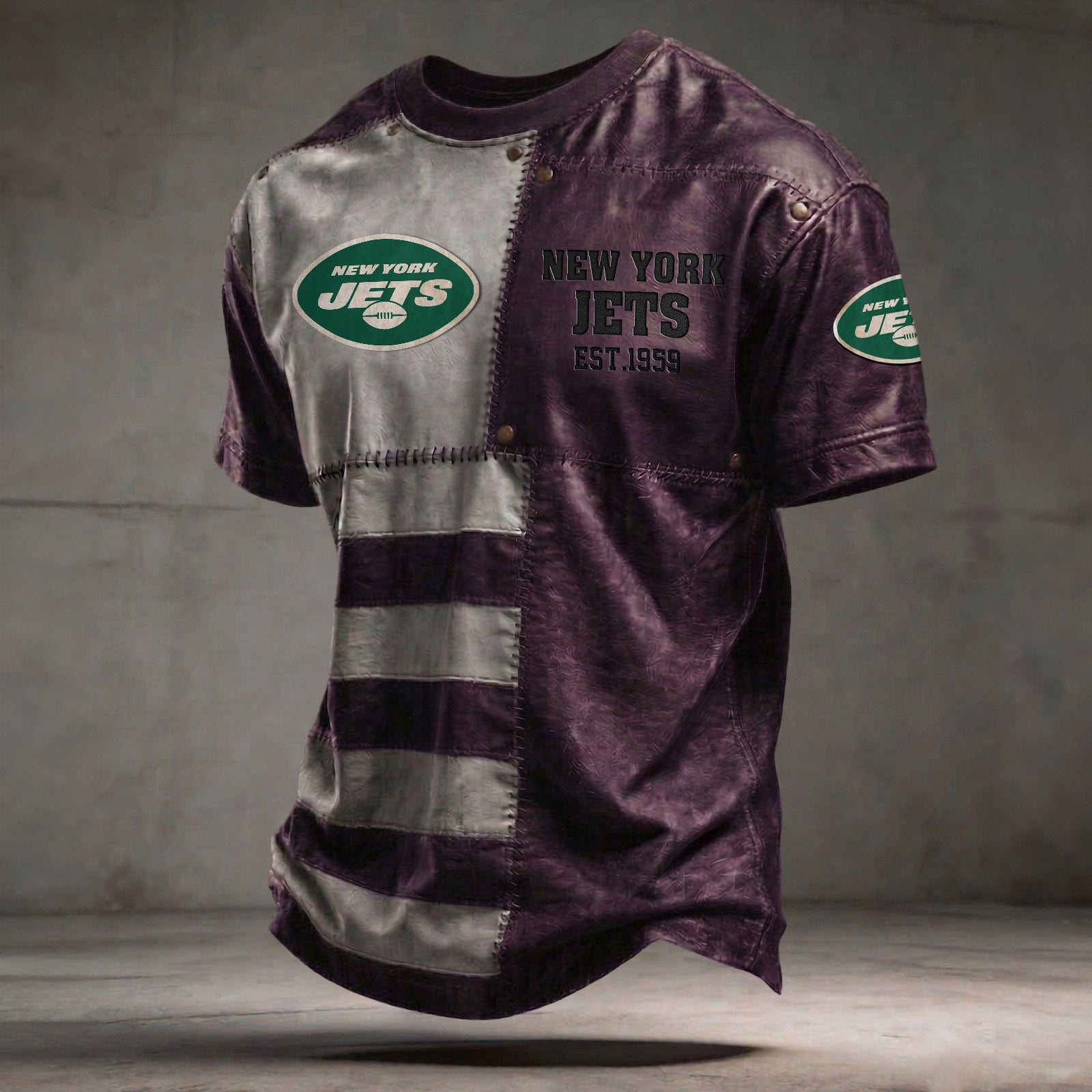 NYJ x NFL T-Shirt 0404 DatND DVT Purple