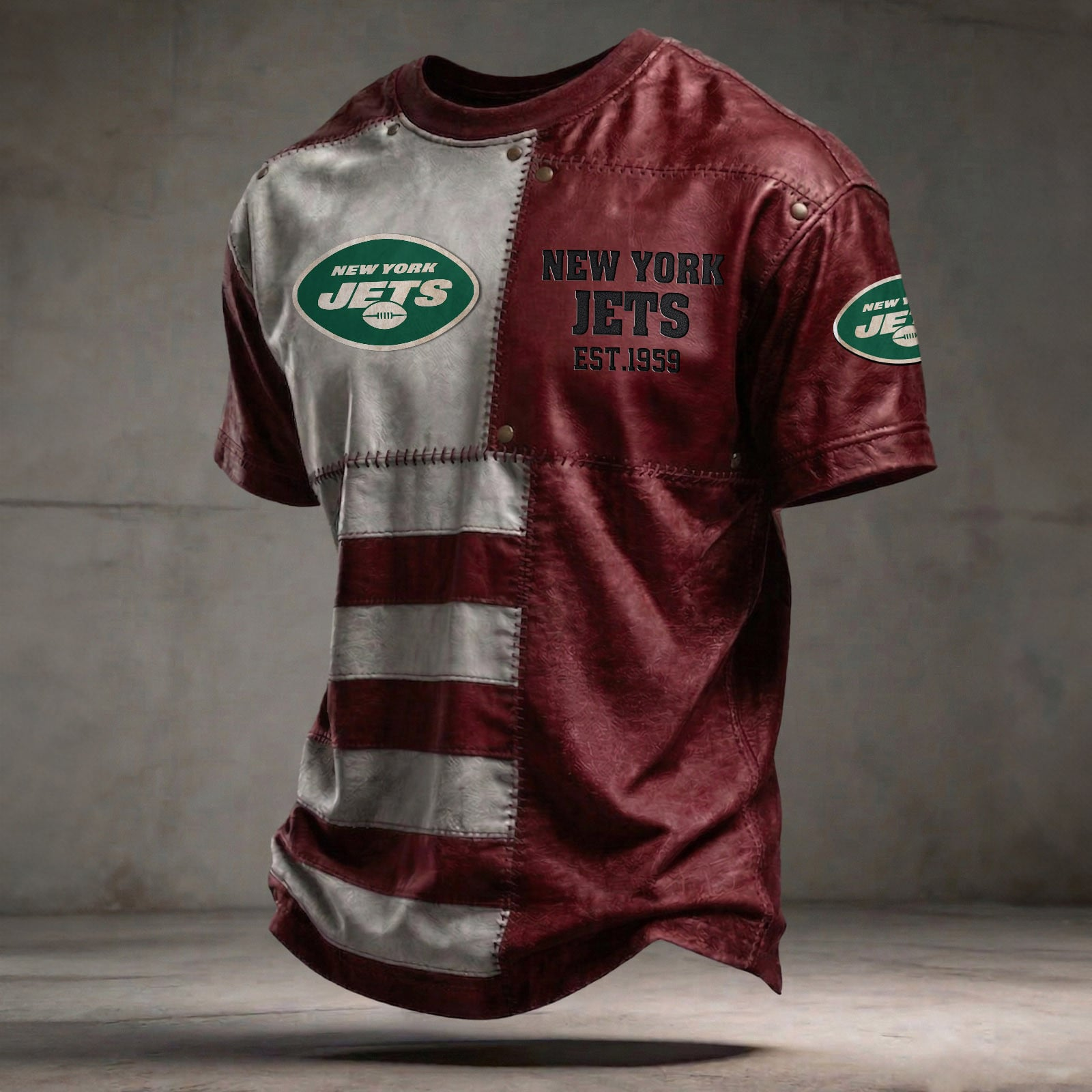 NYJ x NFL T-Shirt 0404 DatND DVT Red