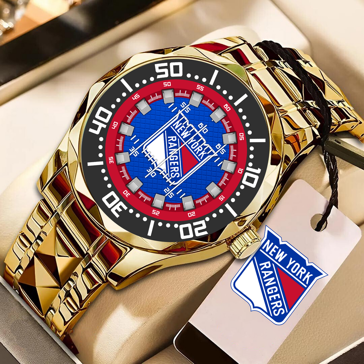 NYR x NHL Camaro Elegant Fashion Design Men Watch DATND TANTD 200426