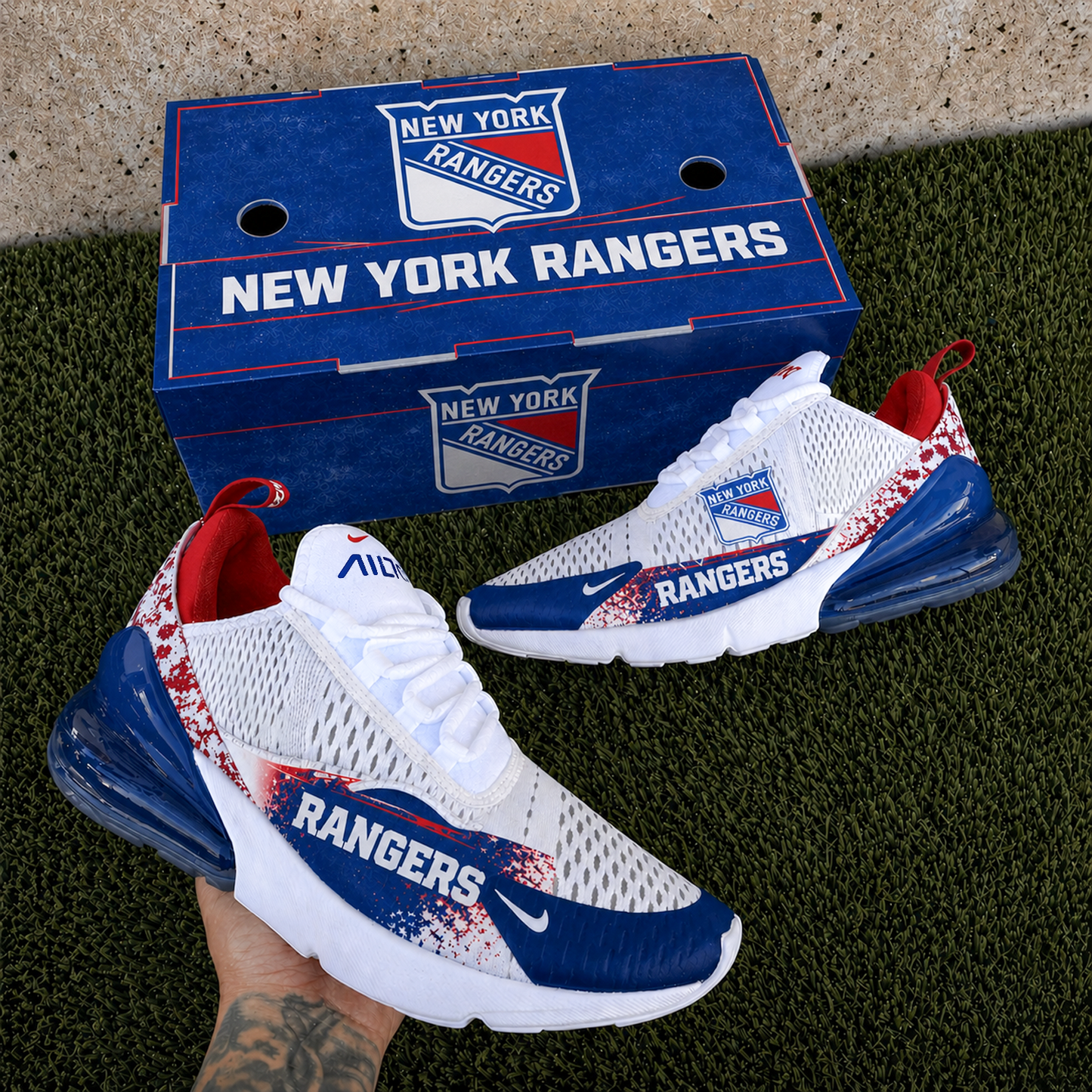 NYR x NHL Nike Air Max 270 Shoes 0505 DatND DVT