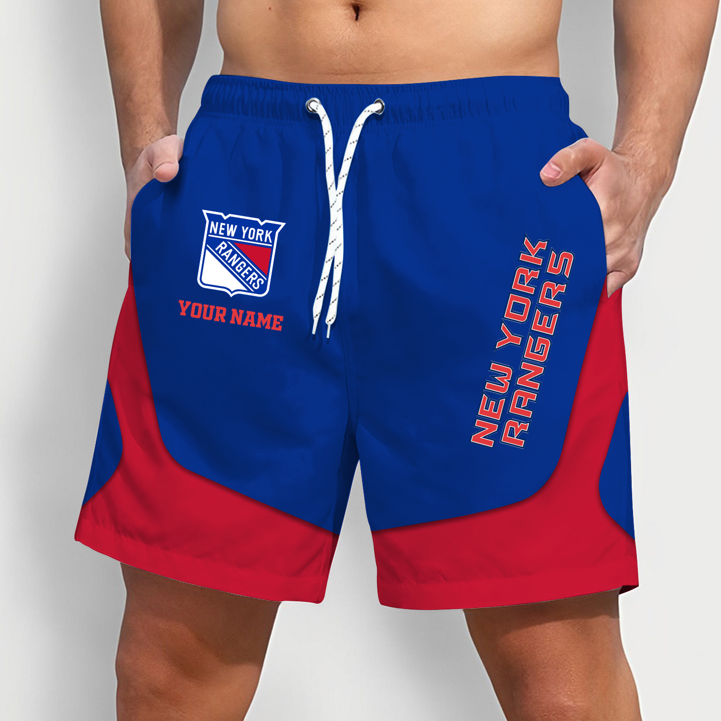 NYR x NHL Team Special Short Pants For Men Custom Name Gifts DATND TANTD 090426