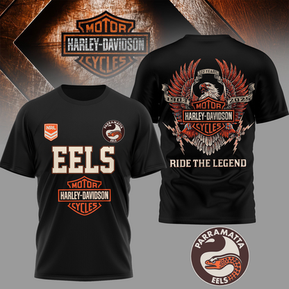 PAR Premium NRL 22 Year Harley Davidson 3D Shirt 0704 DatND DVT