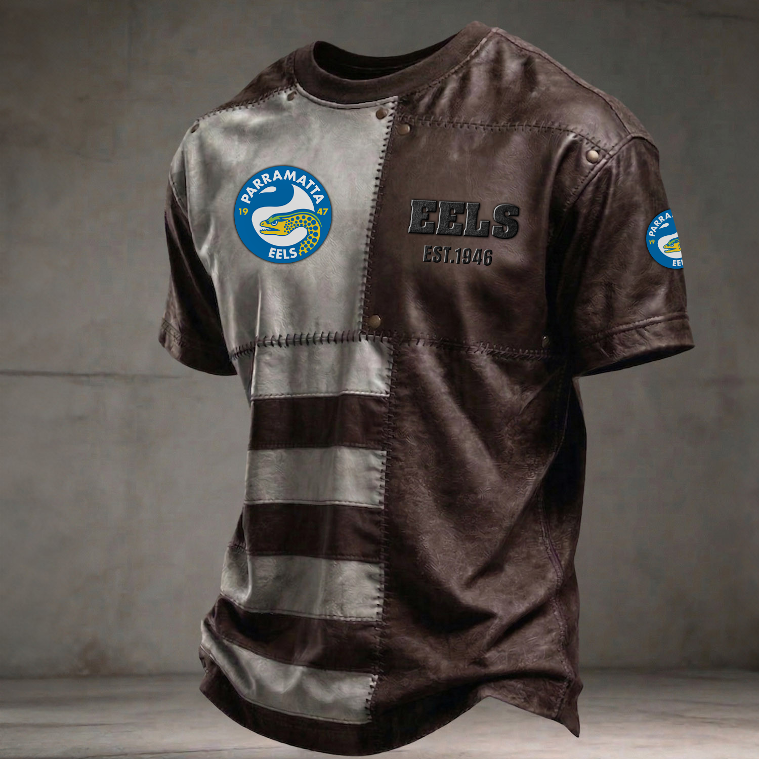 PAR x NRL Premium 3D Shirt DATND TANTD 060426 Brown