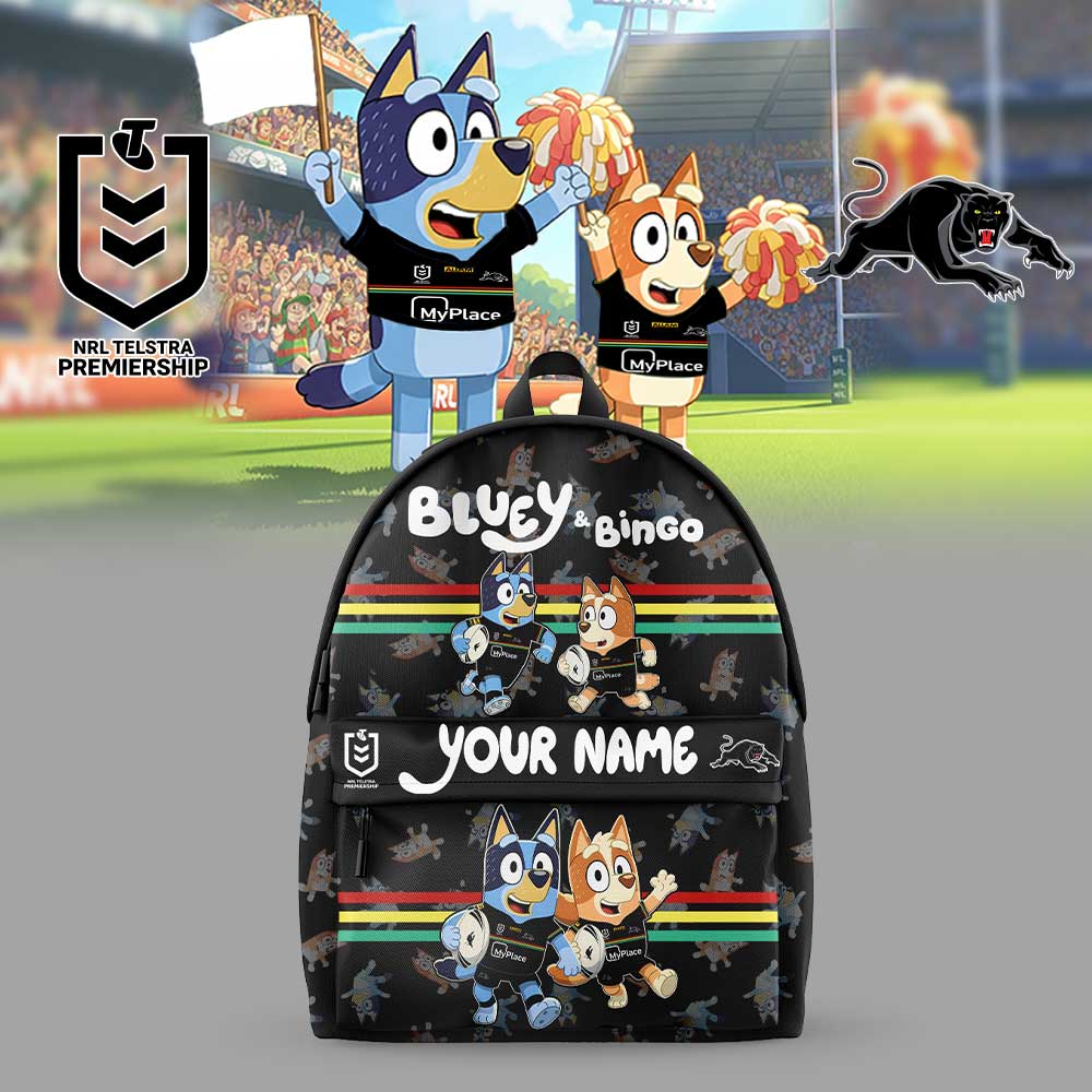 PEN x NRL Bluey and Bingo Back Pack Custom Name For Fans 2803 DatND DVT