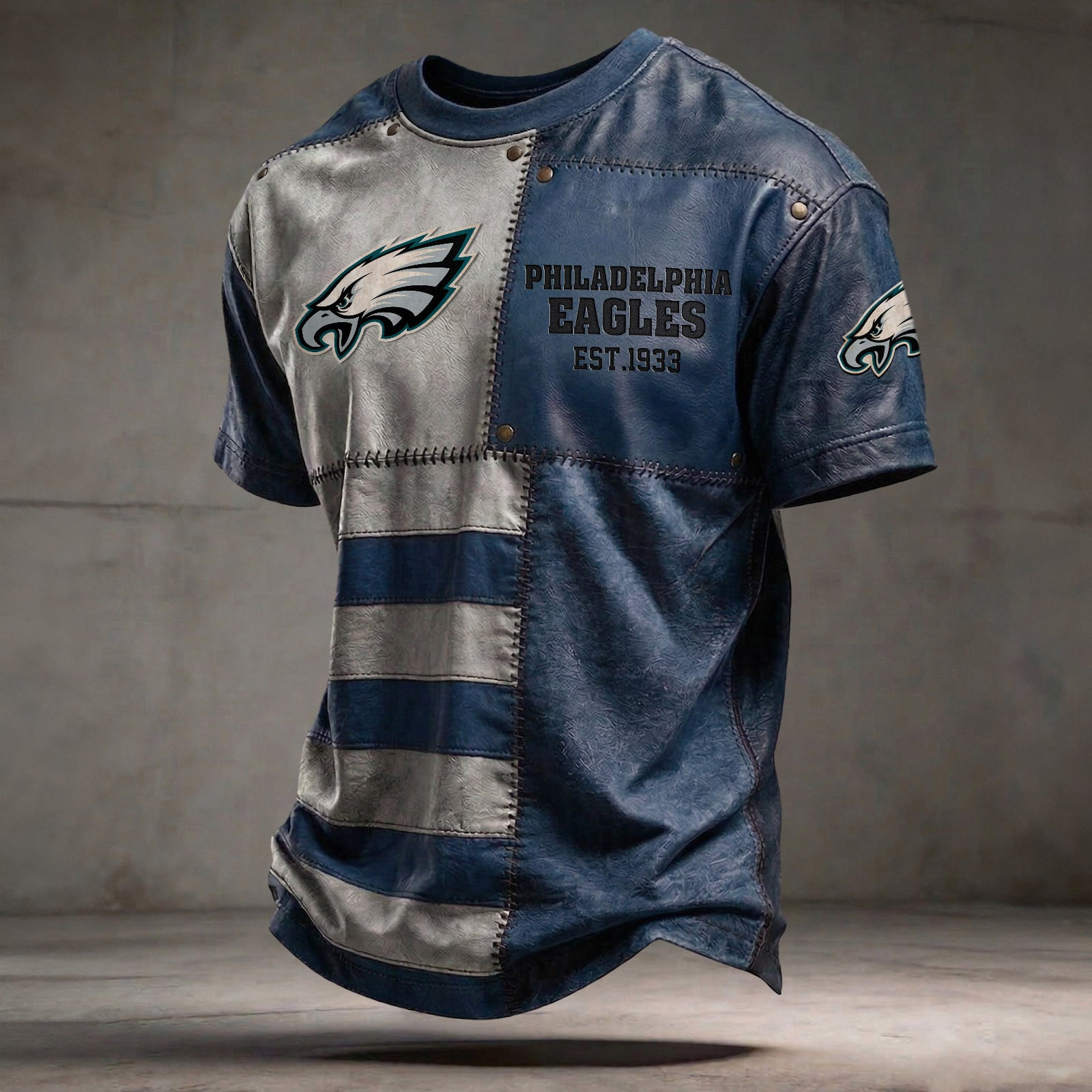 PHI x NFL T-Shirt 0404 DatND DVT Blue