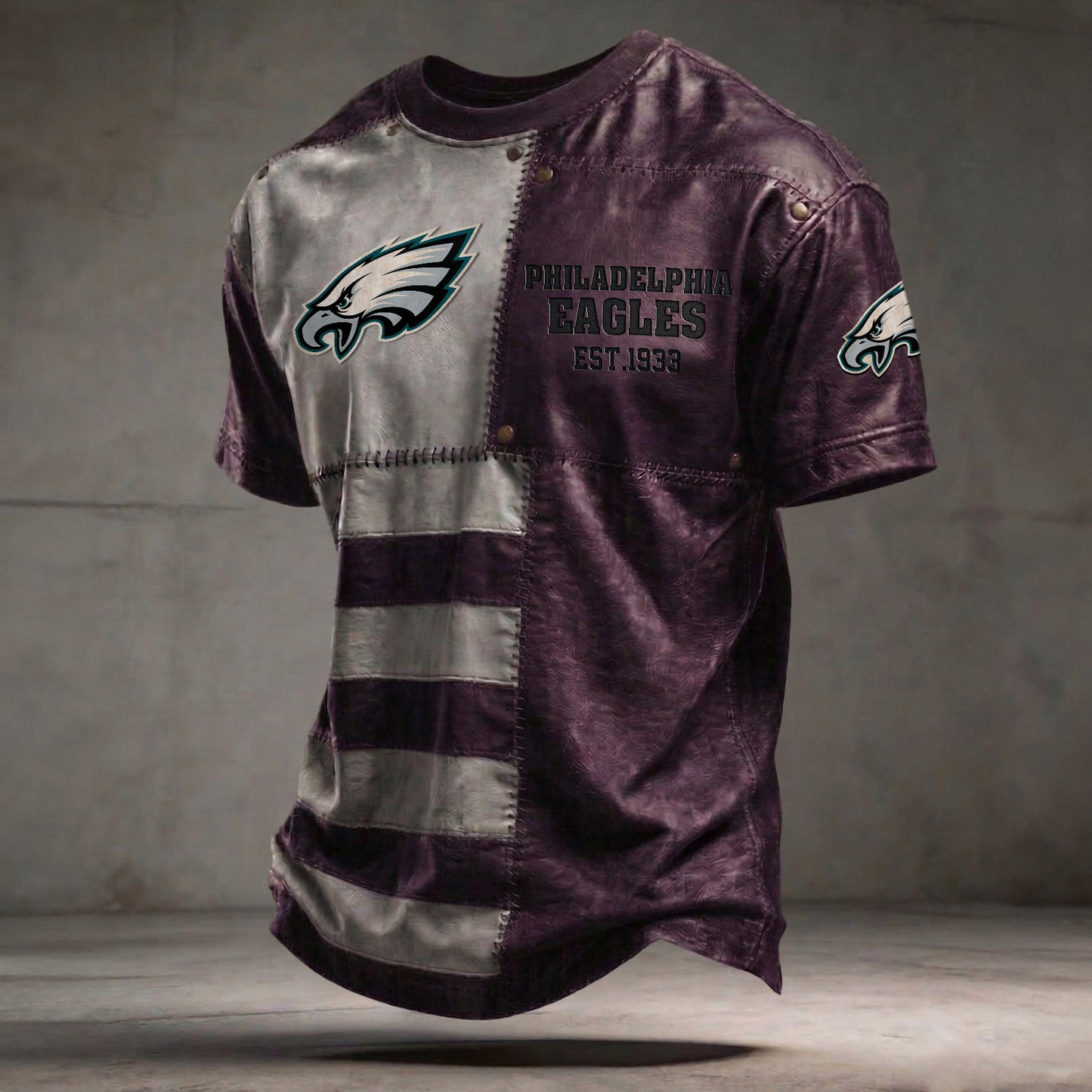 PHI x NFL T-Shirt 0404 DatND DVT Purple