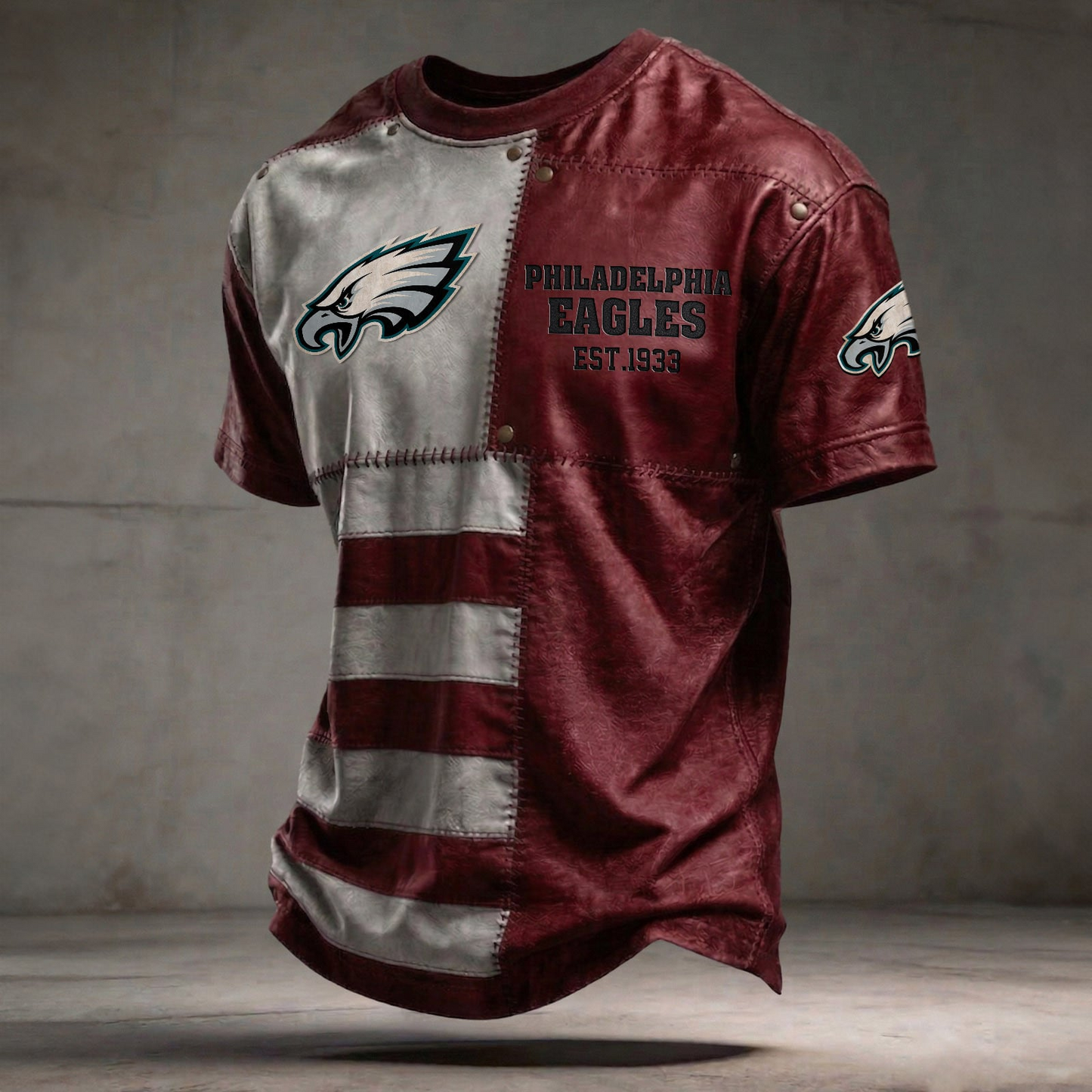 PHI x NFL T-Shirt 0404 DatND DVT Red