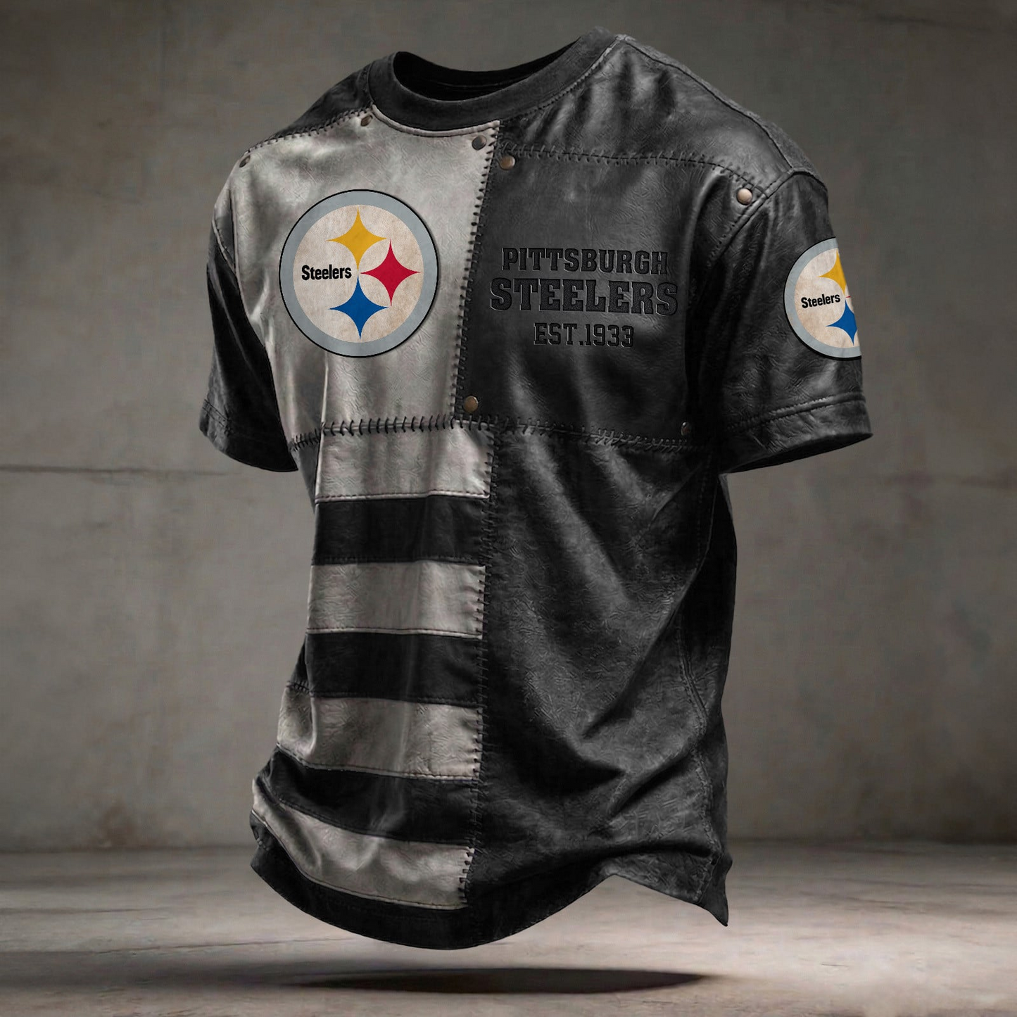 PIT x NFL T-Shirt 0404 DatND DVT Black