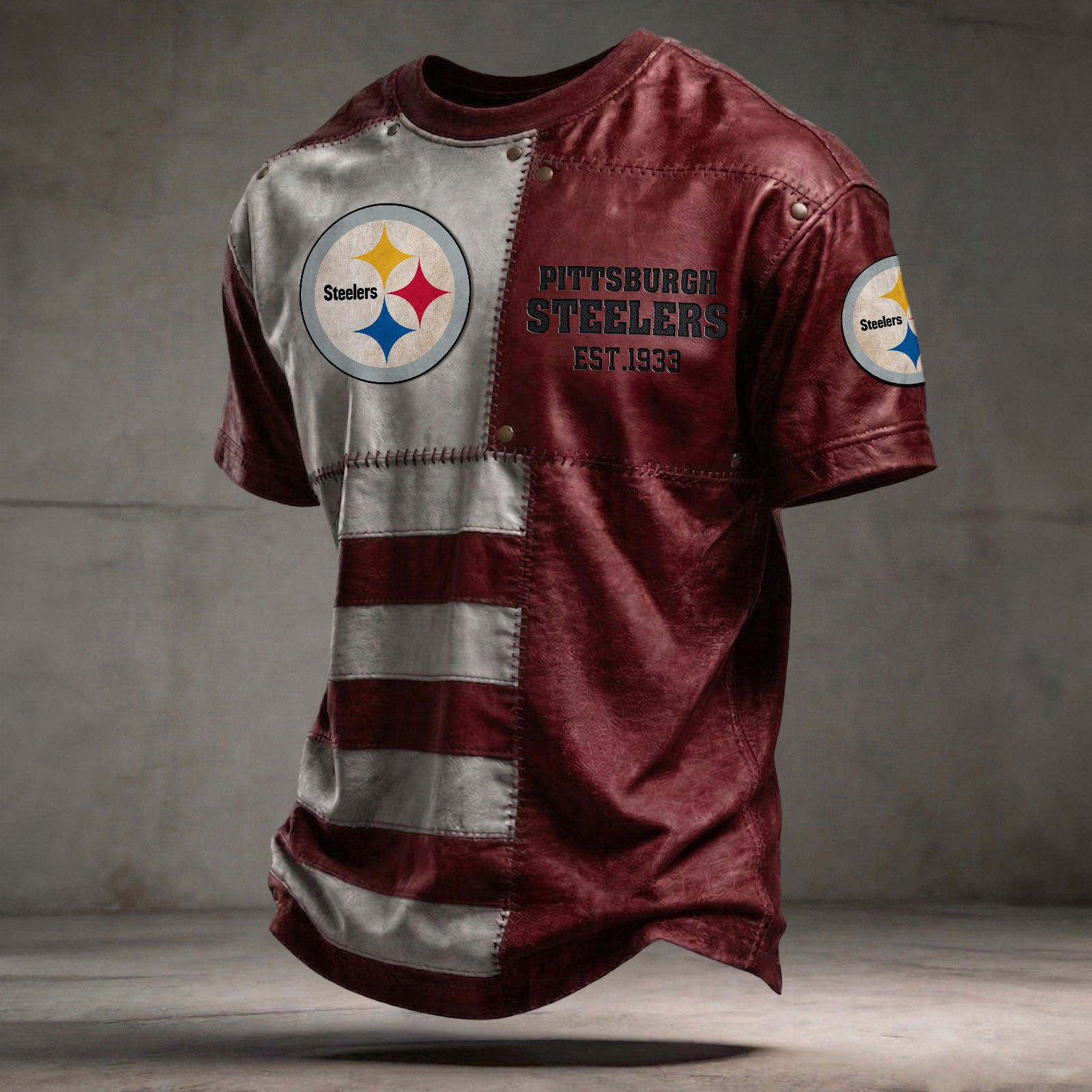 PIT x NFL T-Shirt 0404 DatND DVT Red