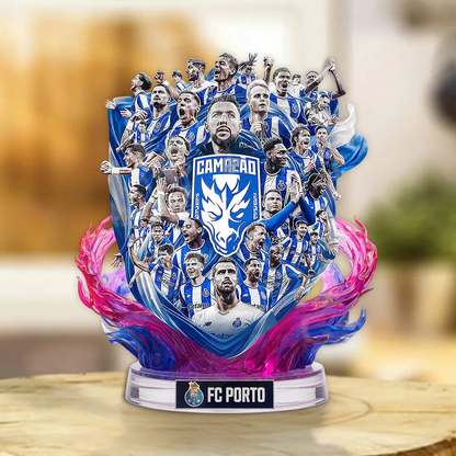 PORTO FOOTBALL CLUB - NATIONAL CHAMPION 202526 Custom Shape Acrylic Plaque 0405 DatND DVT