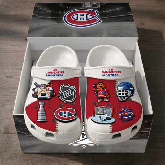 PREMIUM MON x NHL CLOGS WITH CHARMS DATND TANTD 160426