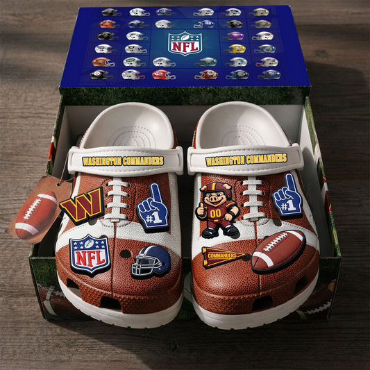 PREMIUM NFL x WAS CLOGS WITH CHARMS DATND TANTD 040426