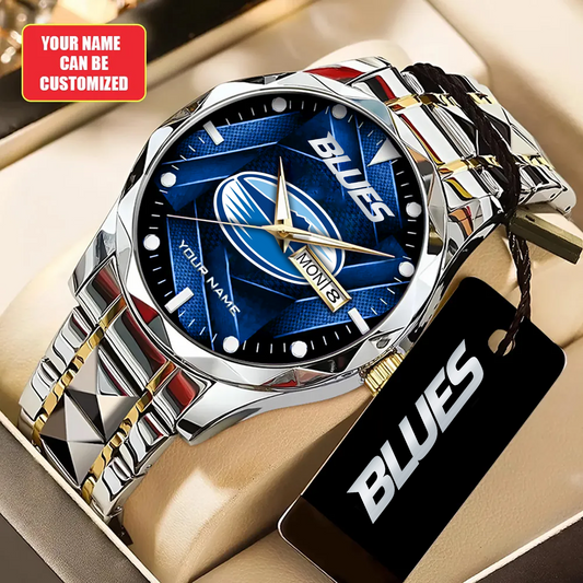 Personalized BLUE x SRP Alloy Luxury Quartz Watch DATND TANTD 280326