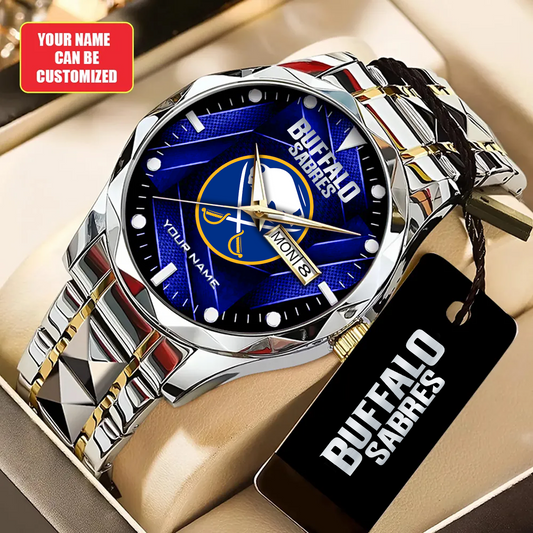 Personalized BUF x NHL Alloy Luxury Quartz Watch DATND TANTD 200426