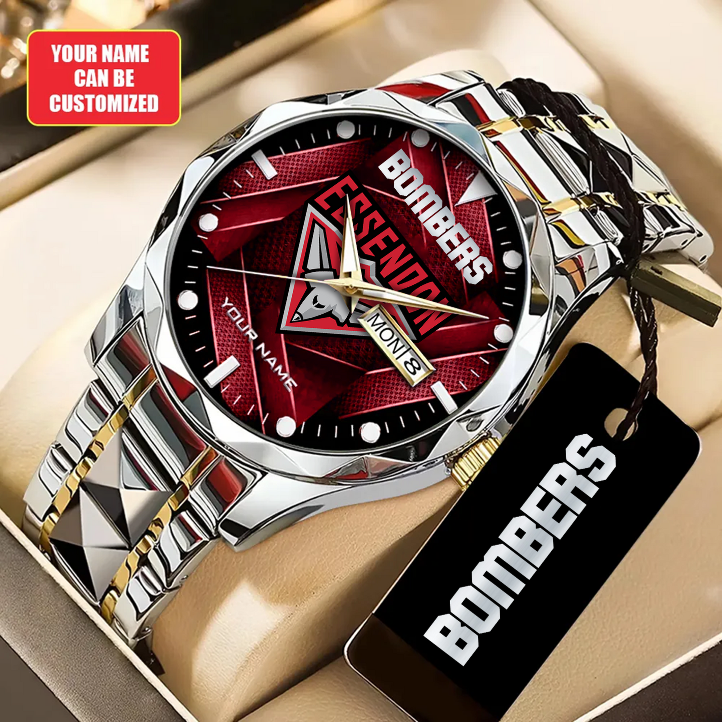 Personalized ESS x AFL Alloy Luxury Quartz Watch DATND TANTD 080426
