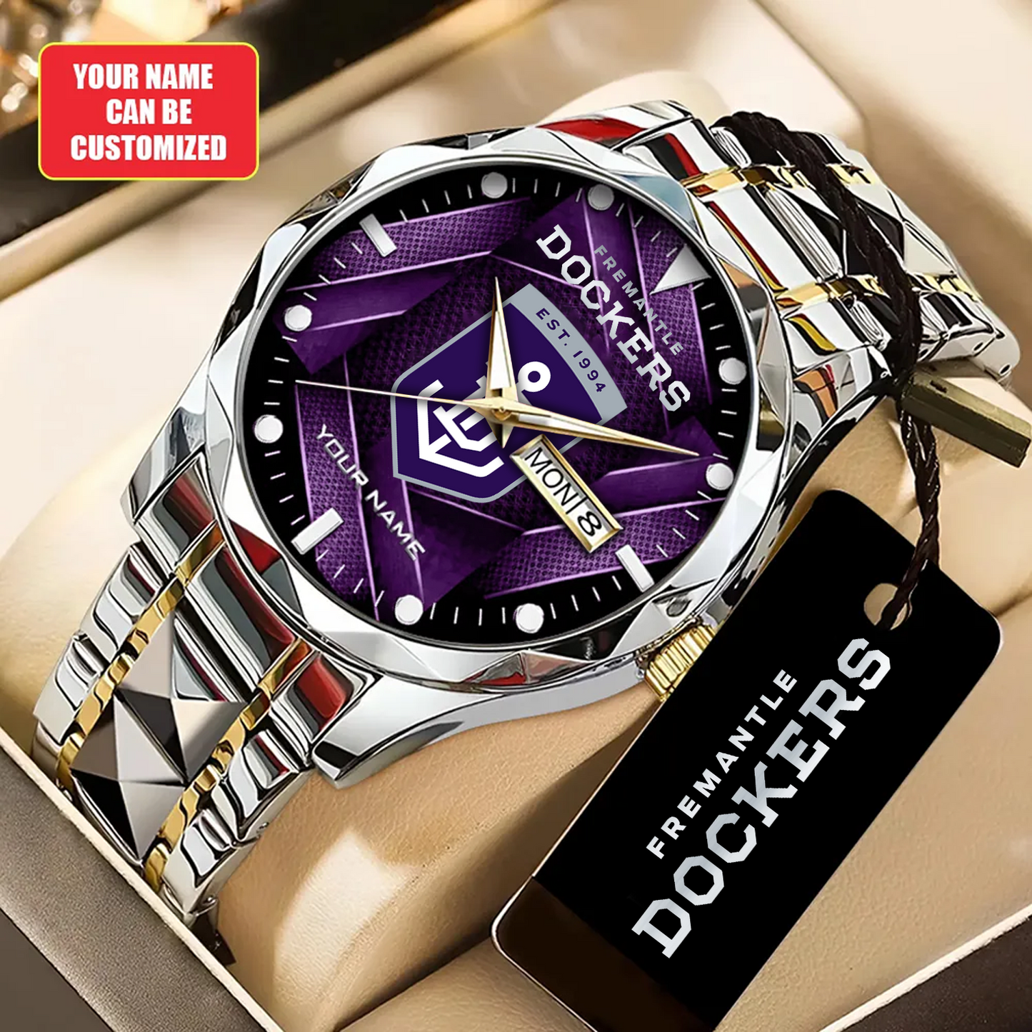Personalized FRE x AFL Alloy Luxury Quartz Watch DATND TANTD 080426