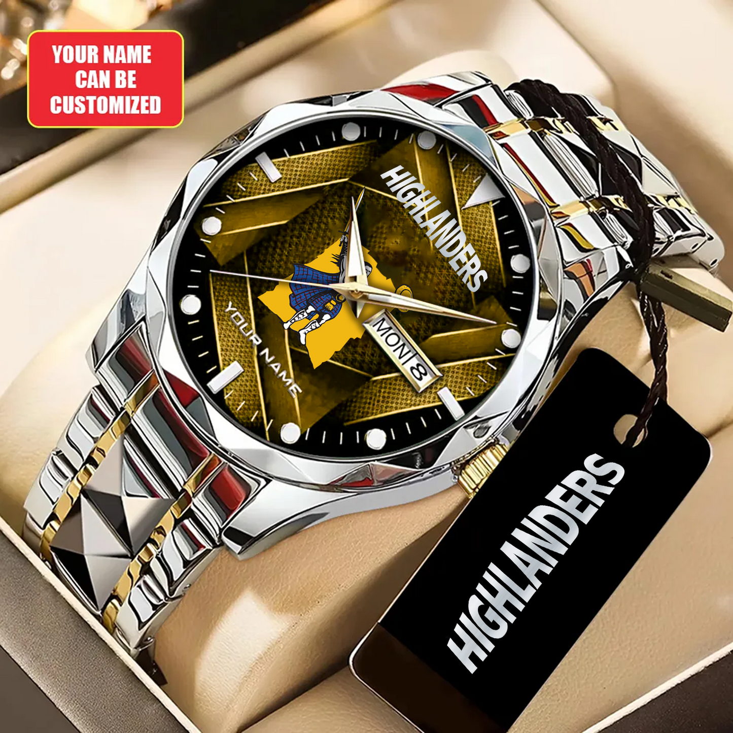 Personalized HIG x SRP Alloy Luxury Quartz Watch DATND TANTD 280326