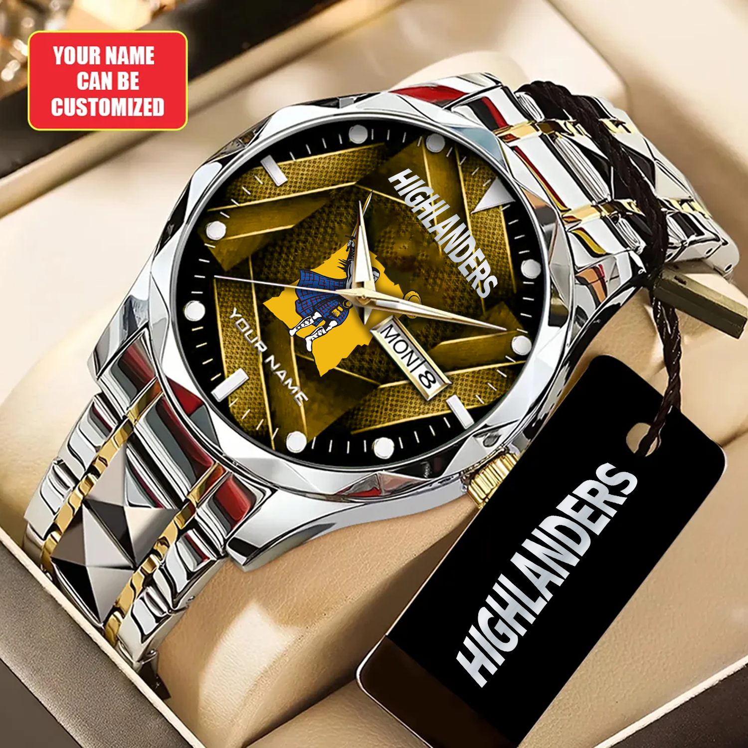 Personalized HIG x SRP Alloy Luxury Quartz Watch DATND TANTD 280326