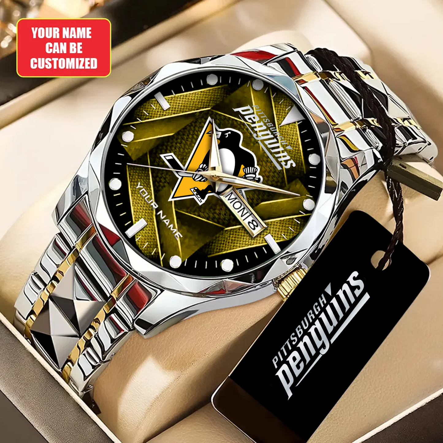 Personalized PIT x NHL Alloy Luxury Quartz Watch DATND TANTD 200426
