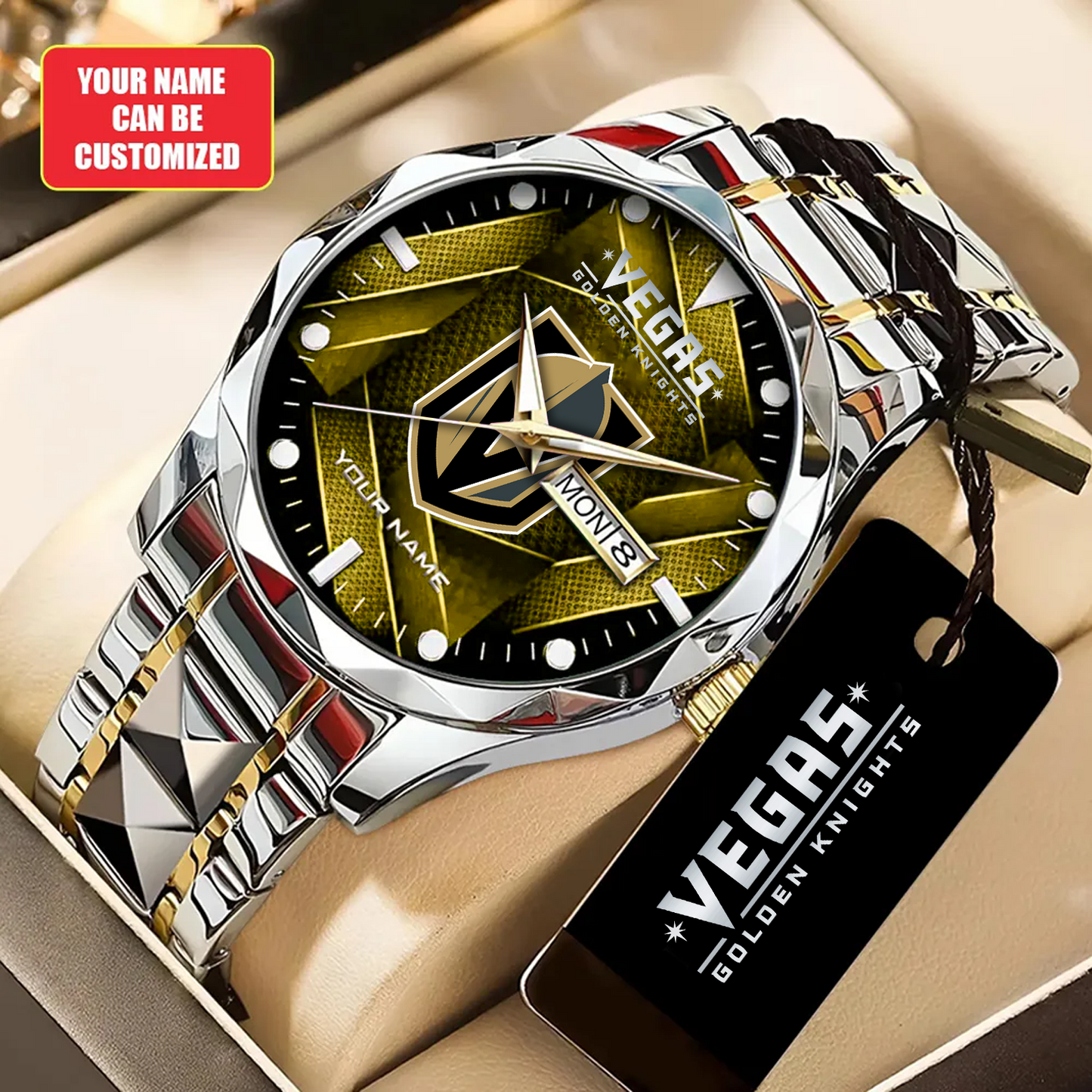 Personalized VGK x NHL Alloy Luxury Quartz Watch DATND TANTD 200426