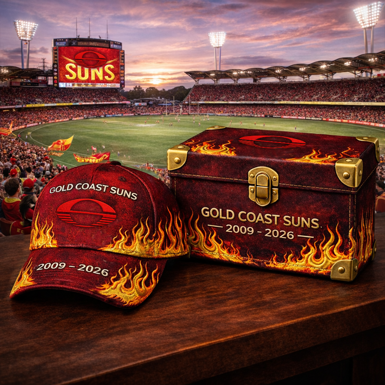Premium AFL GCS Classic Flame Tribute Cap V17 NMD 310326 TTV