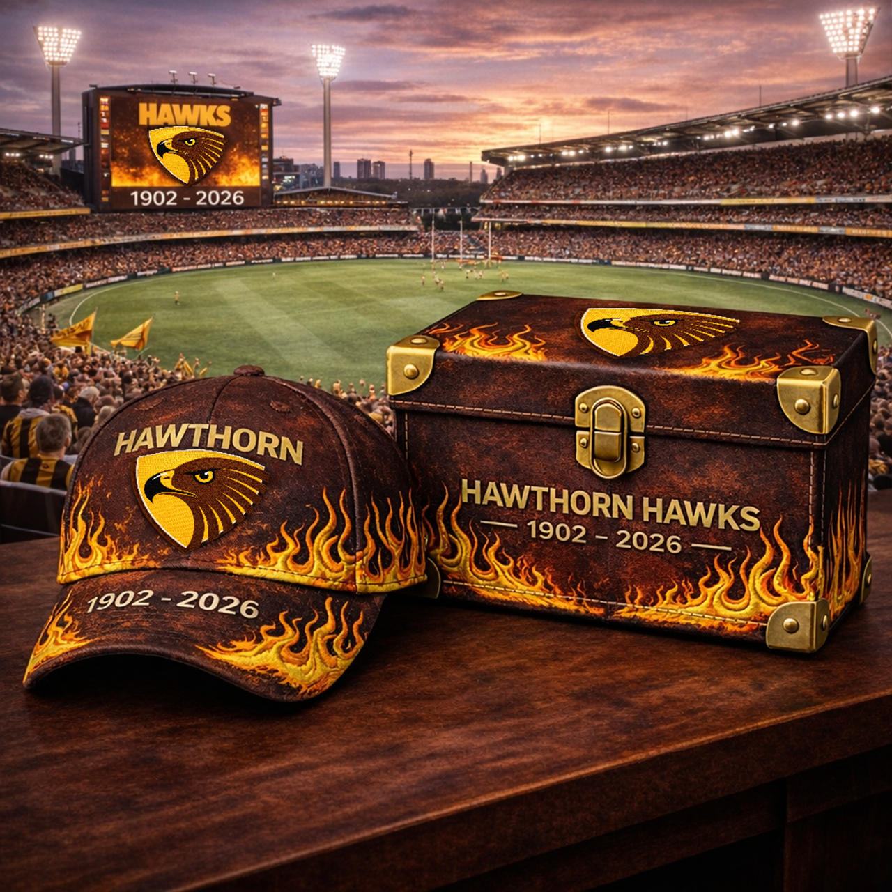 Premium AFL HH Classic Flame Tribute Cap V17 NMD 310326 TTV