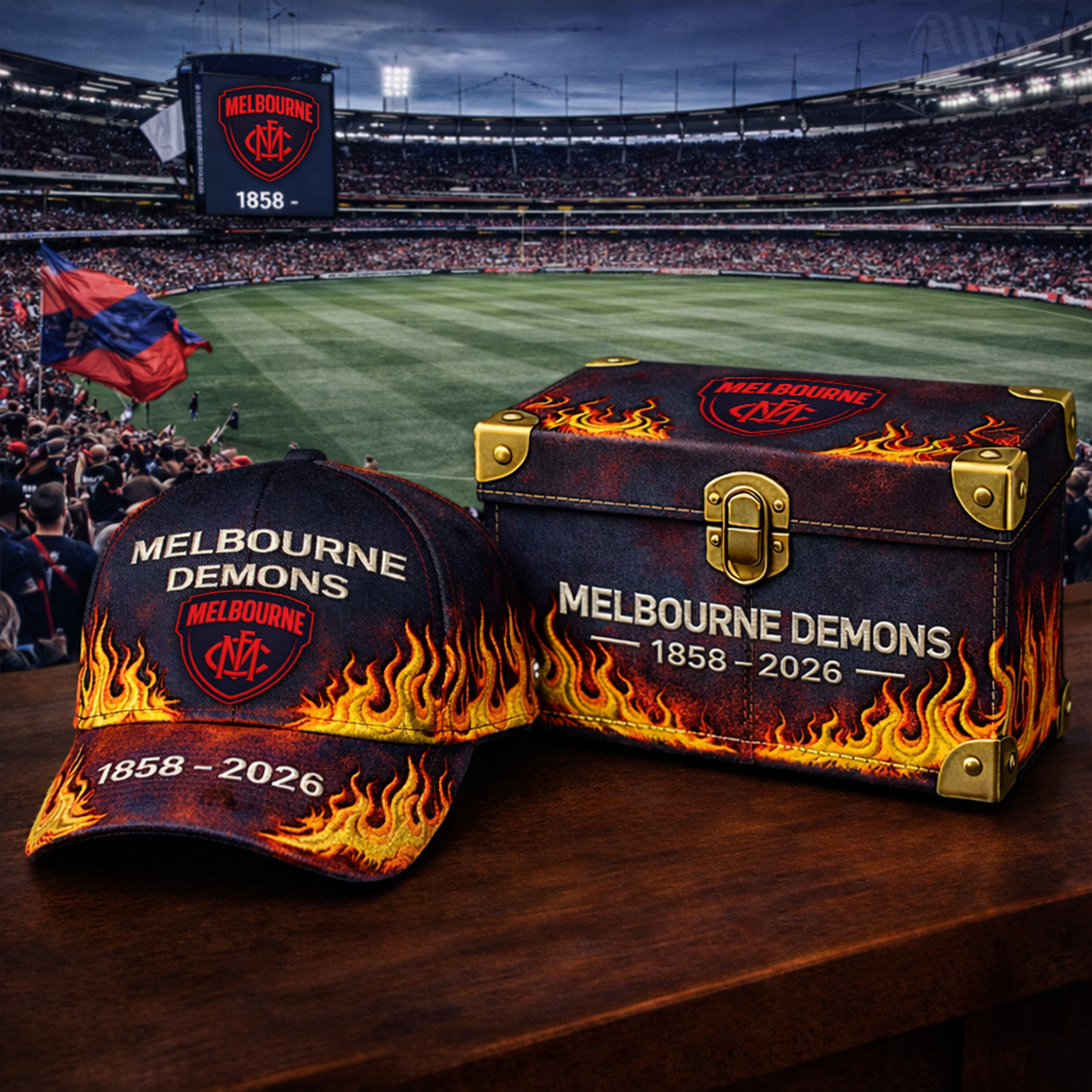 Premium AFL MD Classic Flame Tribute Cap V17 NMD 310326 TTV