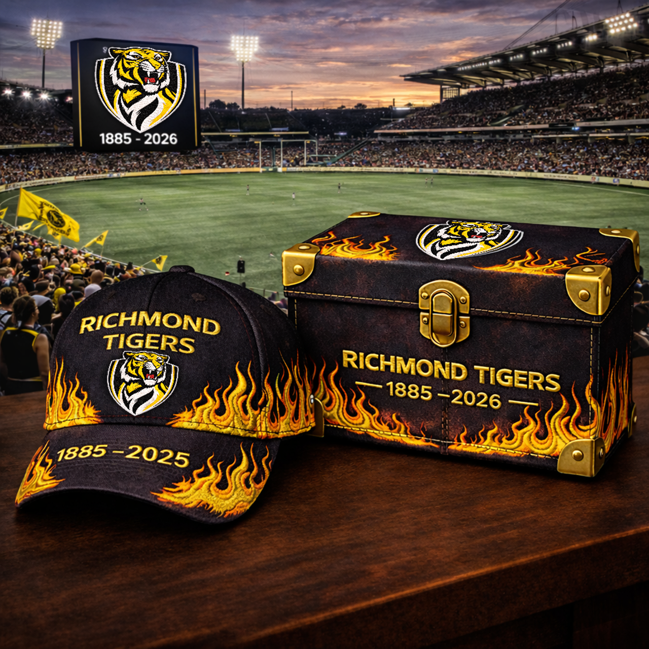 Premium AFL RT Classic Flame Tribute Cap V17 NMD 310326 TTV