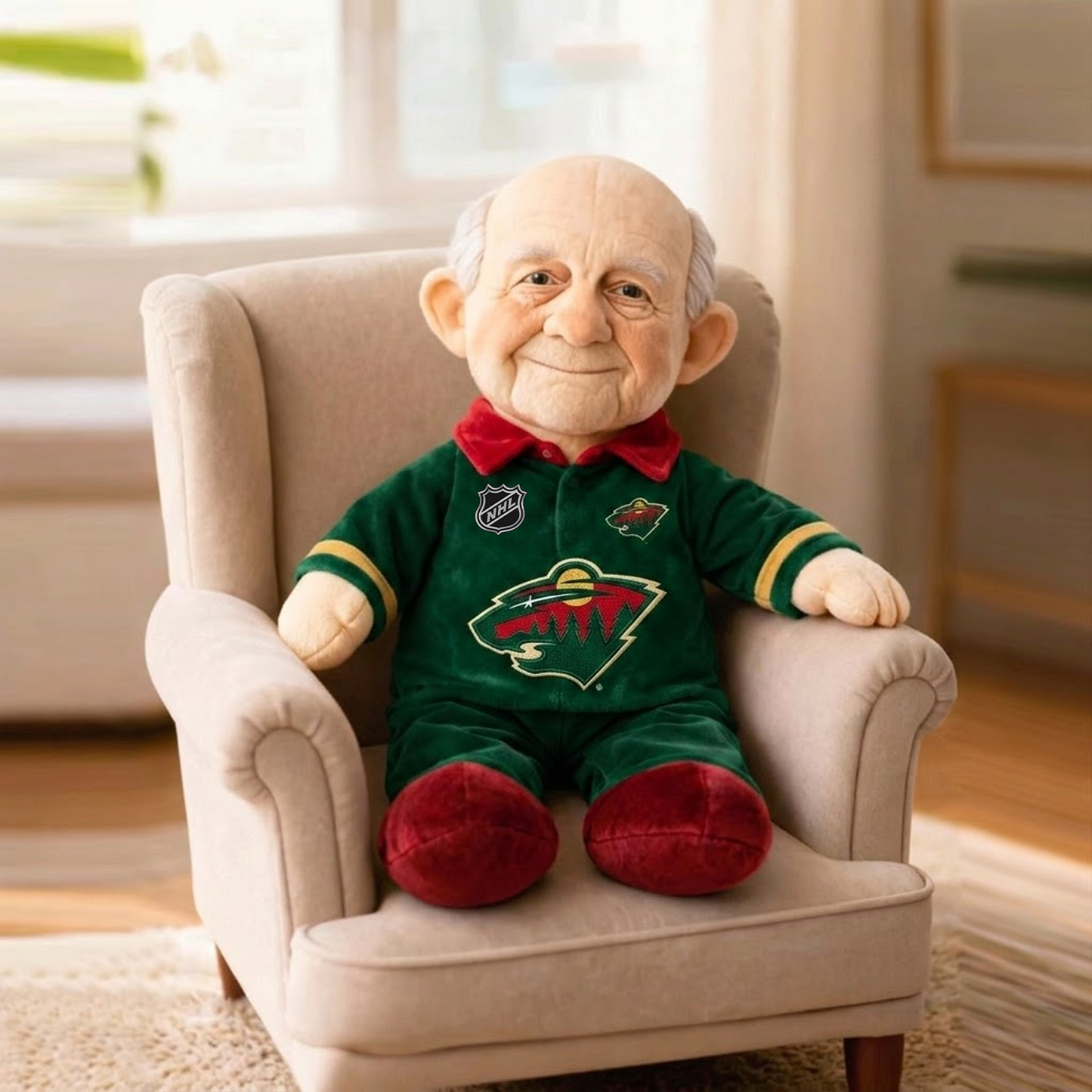 Premium MIN x NHL Grandpa Plush Mascot DATND TANTD 180426