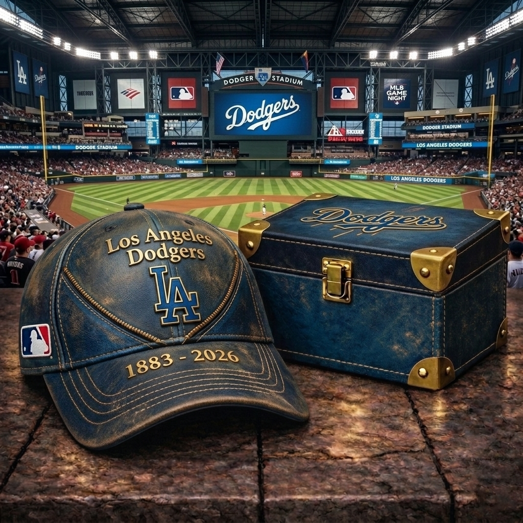 Premium MLB LAD Vintage Zipper Heritage Anniversary Cap V10 NMD CTKT