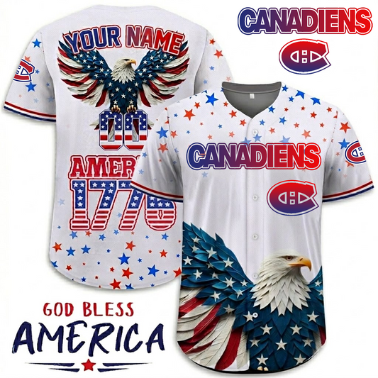 Premium MTL x NHL Independence Day Celebration 3D Baseball Jersey DATND TANTD 260326