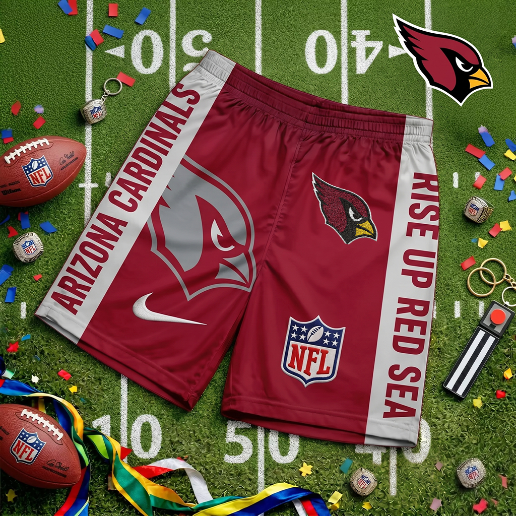 Premium NFL ARI Game Day Personalized Short Pants V1 NMD 220426 TTV
