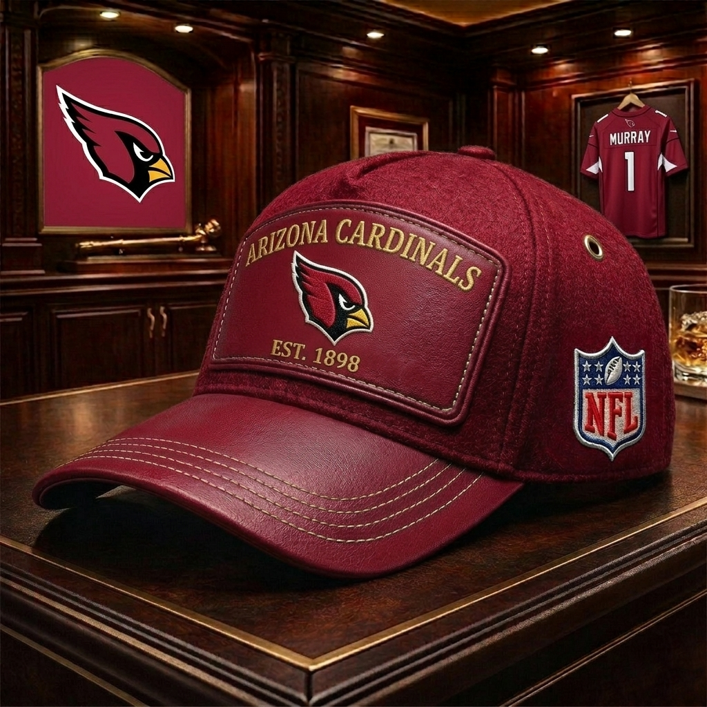 Premium NFL ARI Heritage Leather Cap V29 NMD 200426TTV