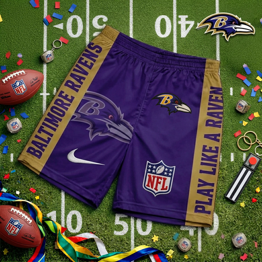 Premium NFL BAL Game Day Personalized Short Pants V1 NMD 220426 TTV
