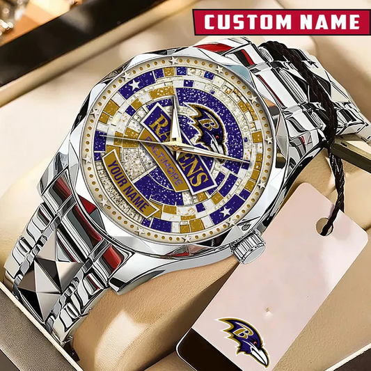 Premium NFL BAL Luxury Stainless Steel Watch V1 NMD 080526 TTV