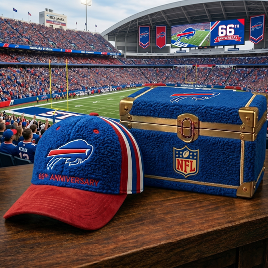 Premium NFL BUF Anniversary Sherpa Fleece Cap V26 NMD 150426 TTV