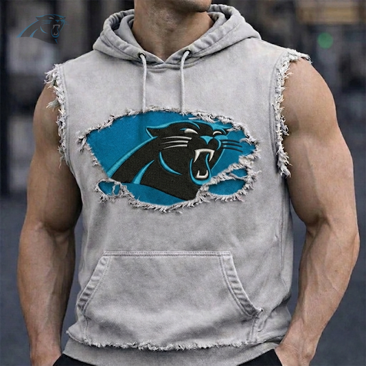 Premium NFL CAR Distressed Hooded Tank V1 NMD 210426 TTV