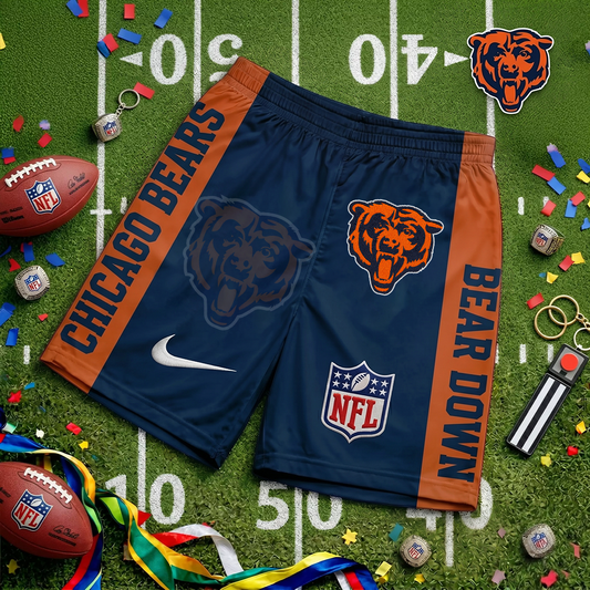 Premium NFL CHI Game Day Personalized Short Pants V1 NMD 220426 TTV