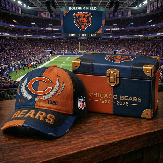 Premium NFL CHI Heritage Crest Cap V30 NMD CTKT
