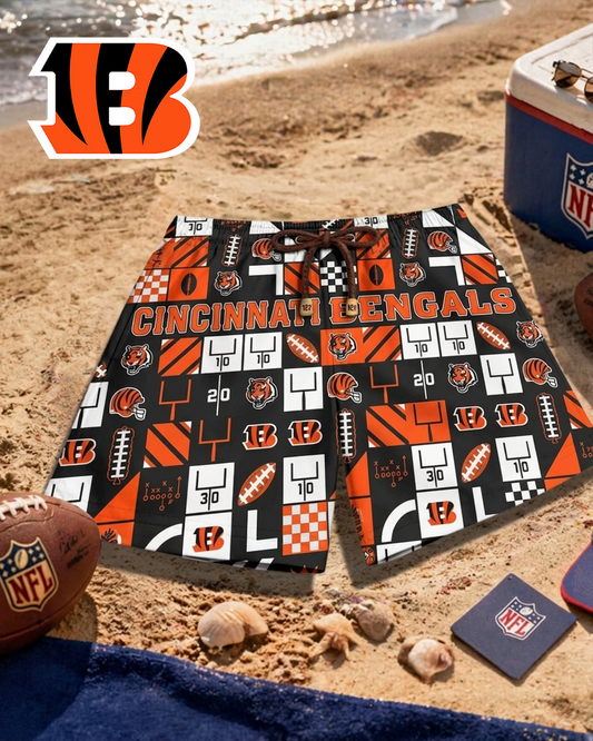 Premium NFL CIN Beach Shorts V1 NMD 270426 TTV