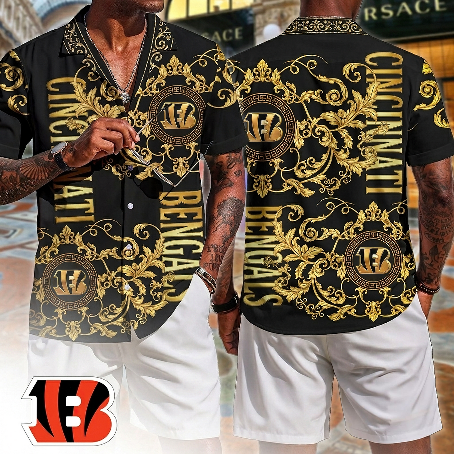 Premium NFL CIN Luxury Hawaiin Shirt V1 NMD 090426 TTV