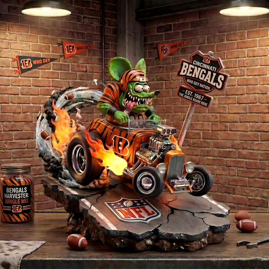 Premium NFL CIN Racing Addiction Acrylic Plaque V1 NMD 040526 TTV
